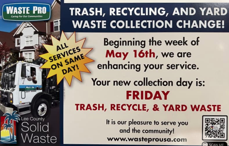 Gateway Trash, Recycling & Yard Waste Collection Day Changed to Fridays